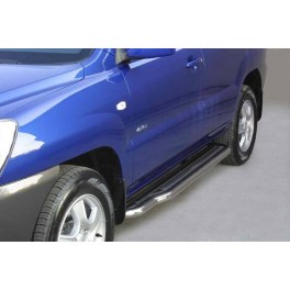 Marche pieds INOX Ø50 KIA SPORTAGE 5P 1994- 1999 - accessoires 4X4 MISUTONIDA