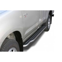 Marche pieds INOX Ø50 TOYOTA VIGO XTRA CAB - accessoires 4x4 sonauto