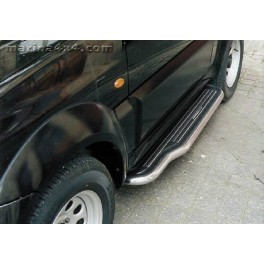 Marche pieds INOX Ø50 SUZUKI JIMNY 1998- - accessoires 4X4 MISUTONIDA