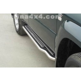 Marche pieds INOX Ø50 TOYOTA J120 5 PORTES - accessoires 4X4 MISUTONIDA