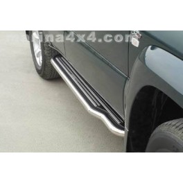 Marche pieds INOX Ø50 TOYOTA J125 3 PORTES - accessoires 4X4 MISUTONIDA