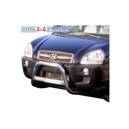 MEDIUM BAR INOX Ø 63 HYUNDAI TUCSON 2004- CE - accessoires 4X4 MISUTONIDA