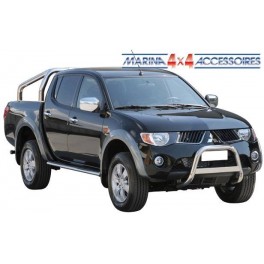 MEDIUM BAR INOX Ø 63 MITSUBISHI L200 2006- CE - accessoires 4X4 MISUTONIDA