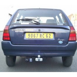 ATTELAGE CITROEN AX (tous modeles y compris 4x4) - Rotule equerre - attache remorque WESTFALIA