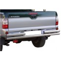 PARE CHOC ARRIERE DOUBLE TUBES INOX D.63 MITSUBISHI L200 1997/2006