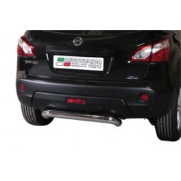 PARE CHOC ARRIERE INOX D.76 NISSAN QASHQAI 2010- CE 