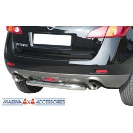 PARE CHOC ARRIERE INOX D.76 NISSAN MURANO 2008- 