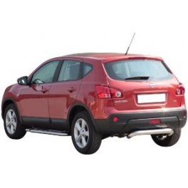 PARE CHOC ARRIERE INOX D.76 NISSAN QASHQAI - 02/2007- 