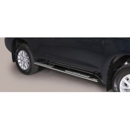 TUBES MARCHE PIEDS OVALE INOX DESIGN TOYOTA LAND CRUISER 150 5P 2014 