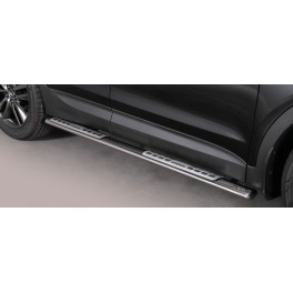 TUBES MARCHE PIEDS OVALE INOX DESIGN SUZUKI JIMNY 2012
