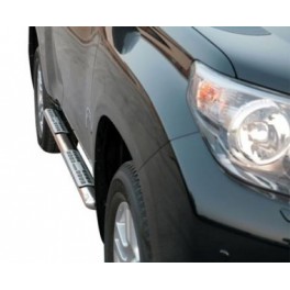 TUBES MARCHE PIEDS OVALE INOX DESIGN TOYOTA LC150 2009