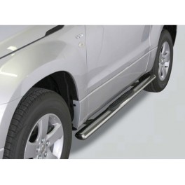 TUBES MARCHE PIEDS OVALE INOX DESIGN SUZUKI GRAND VITARA 3P 2009- 