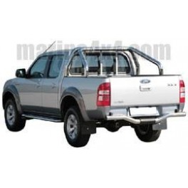 PARE CHOC ARRIERE INOX D.76 FORD RANGER 2007- 