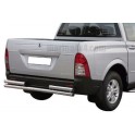PARE CHOC ARRIERE DOUBLE TUBES INOX D.63 SSANGYONG ACTYON SPORTS 2007