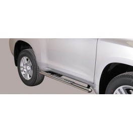 TUBES MARCHE PIEDS OVALE INOX DESIGN TOYOTA LAND CRUISER 150 3P 2014 