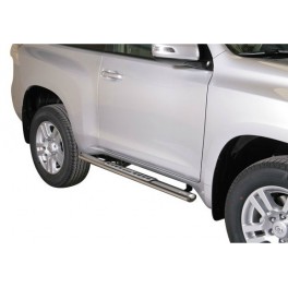 TUBES MARCHE PIEDS OVALE INOX DESIGN TOYOTA LAND CRUISER 150 3P 2009- 