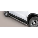 TUBES MARCHE PIEDS OVALE INOX MITSUBISHI SUZUKI VITARA 2015- 