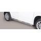 TUBES MARCHE PIEDS OVALE INOX DESIGN SKODA YETI 2014- (4X2)