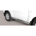 TUBES MARCHE PIEDS OVALE INOX MITSUBISHI PAJERO 2015- 3 portes 