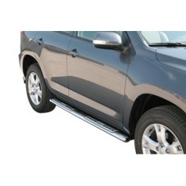 TUBES MARCHE PIEDS OVALE INOX DESIGN TOYOTA RAV4 2009- 2010 