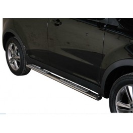 TUBES MARCHE PIEDS OVALE INOX DESIGN SSANGYONG KORANDO 2011- CE 