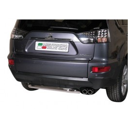 PARE CHOC ARRIERE INOX D.76 MITSUBISHI OUTLANDER 2010- 