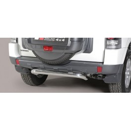 PARE CHOCS ARRIERE INOX D.76 MITSUBISHI PAJERO 2015- 3 portes 