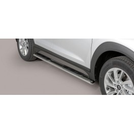 TUBES MARCHE PIEDS OVALE INOX HYUNDAI TUCSON 2015- 