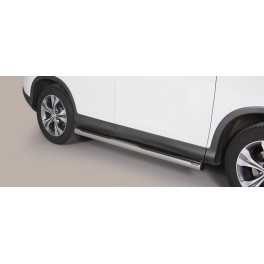 TUBES MARCHE PIEDS OVALE INOX HONDA CR-V 2012