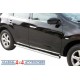 TUBES MARCHE PIEDS OVALE INOX D.76 NISSAN MURANO 2008- 