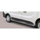 TUBES MARCHE PIEDS OVALE INOX OPEL VIVARO 2014- Version courte L1 