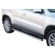 TUBES MARCHE PIEDS OVALE INOX D.76 VOLKSWAGEN TIGUAN 