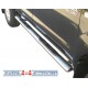 TUBES MARCHE PIEDS OVALE INOX D.76 TOYOTA VIGO DBLE CAB 