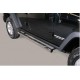 TUBES MARCHE PIEDS INOX D.76 JEEP WRANGLER 5P 2011- 