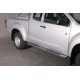 TUBES MARCHE PIEDS OVALE INOX 76 ISUZU DMAX 2012- SPACE CAB 