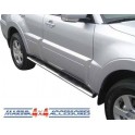 TUBES MARCHE PIEDS OVALE INOX D.76 MITSUBISHI PAJERO DID 2007- 5P