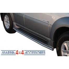 TUBES PROTECTION MARCHE-PIEDS INOX D.40 SSANGYONG REXTON 2 2006- 