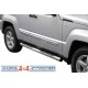 TUBES MARCHE PIEDS INOX D.76 JEEP CHEROKEE 2008- 