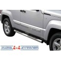 TUBES MARCHE PIEDS INOX D.76 JEEP CHEROKEE 2008- 