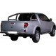 PARE CHOC ARRIERE INOX D.76 MITSUBISHI L200 2010- DOUBLE CAB