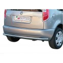 PARE CHOC ARRIERE INOX 63 SKODA ROOMSTER 2007- 