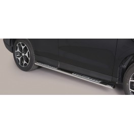 TUBES MARCHE PIEDS OVALE INOX DESIGN SUBARU FORESTER 2013