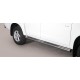 TUBES MARCHE PIEDS INOX 76 ISUZU DMAX XTRA CABINE 2012- 