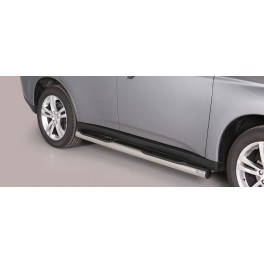 TUBES MARCHE PIEDS INOX 76 MITSUBISHI OUTLANDER 2013