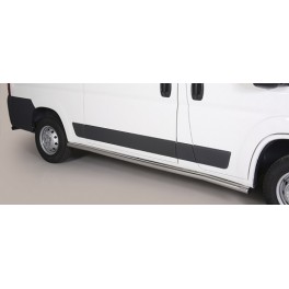 TUBES BAS DE CAISSE INOX D.63 FIAT DUCATO 2014- Version moyenne L2  