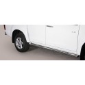TUBES MARCHE PIEDS OVALE INOX DESIGN ISUZU DMAX XTRA CABINE 2012- 