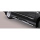 TUBES MARCHE PIEDS OVALE INOX DESIGN SSANGYONG ACTYON SPORTS 2012- 