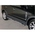 TUBES MARCHE PIEDS OVALE INOX DESIGN OPEL ANTARA 2011- 