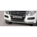 TUBE PROTECTION AVANT INOX D.76 MITSUBISHI PAJERO 2015- 3 portes 