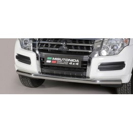 TUBE PROTECTION AVANT INOX D.76 MITSUBISHI PAJERO 2015- 3 portes 